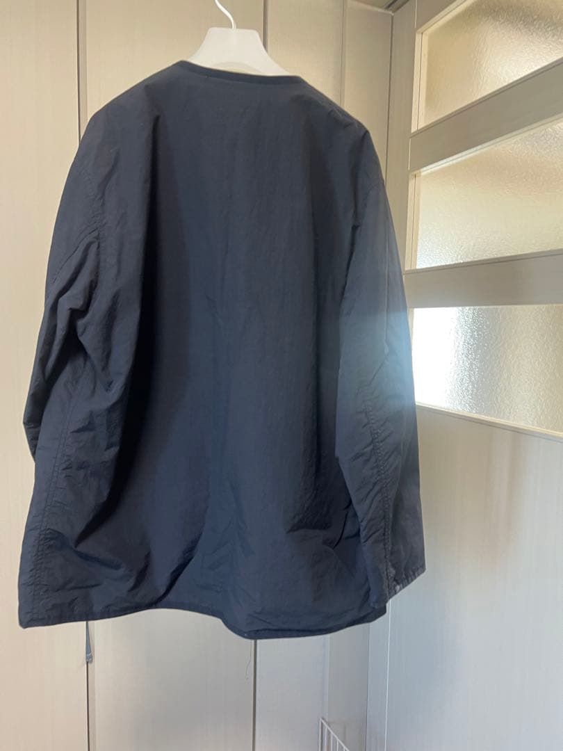 COMME des GARÇONS ネイビー ノーカラージャケット M