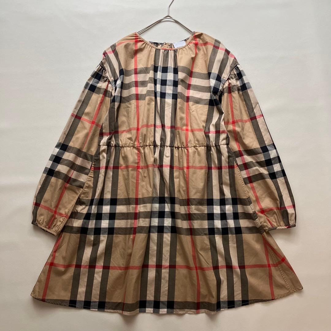 現行　美品　Burberry ワンピース　14Y 164㎝ キッズ　大人可