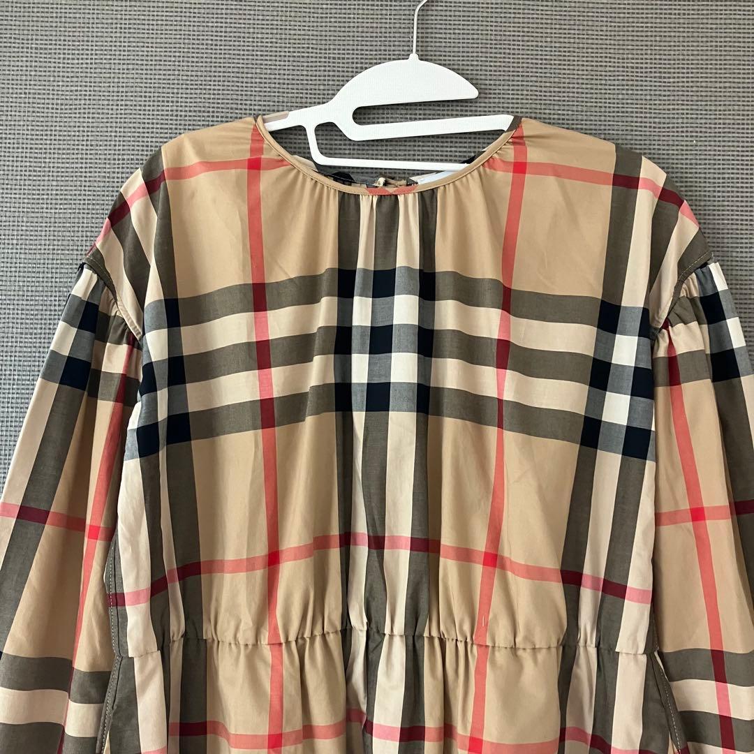 現行　美品　Burberry ワンピース　14Y 164㎝ キッズ　大人可