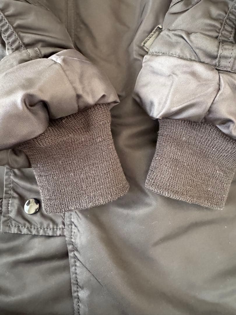 ALPHA アルファ N-3B フライトジャケット 中古 防寒 ミリタリー 黒