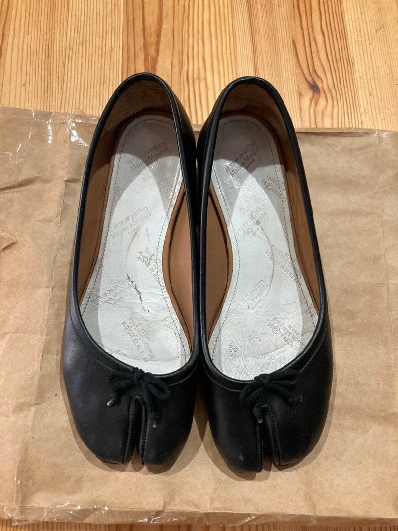 Maison Margiela 足袋バレエシューズ37サイズ　ヒール3センチ