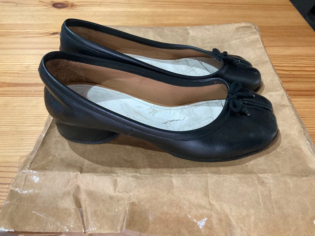 Maison Margiela 足袋バレエシューズ37サイズ　ヒール3センチ