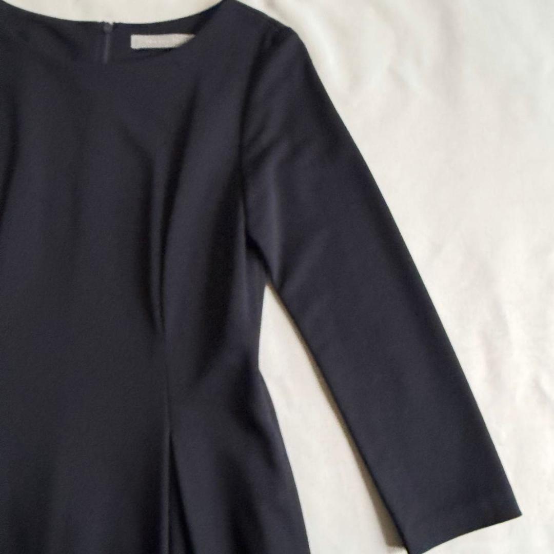 【セオリーリュクス】ワンピース　PEBIAL DERRIE 　ネイビー　36