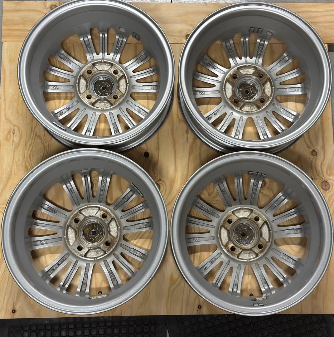 14インチ アルミホイール 4.5Jオフセット45 pcd100 4穴 ナット付