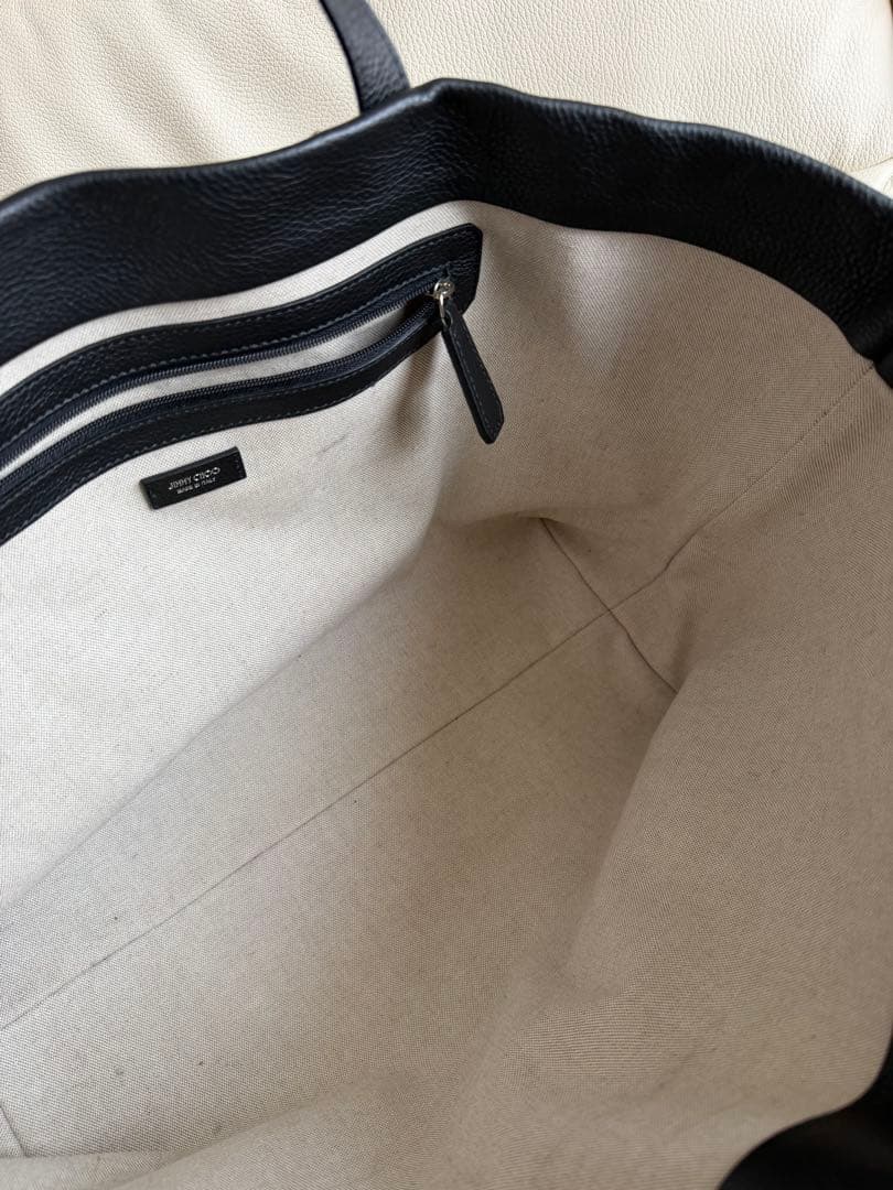 【近年モデル 極美品】ジミーチュウ　ピムリコ　トートバッグ　スタートリム　黒