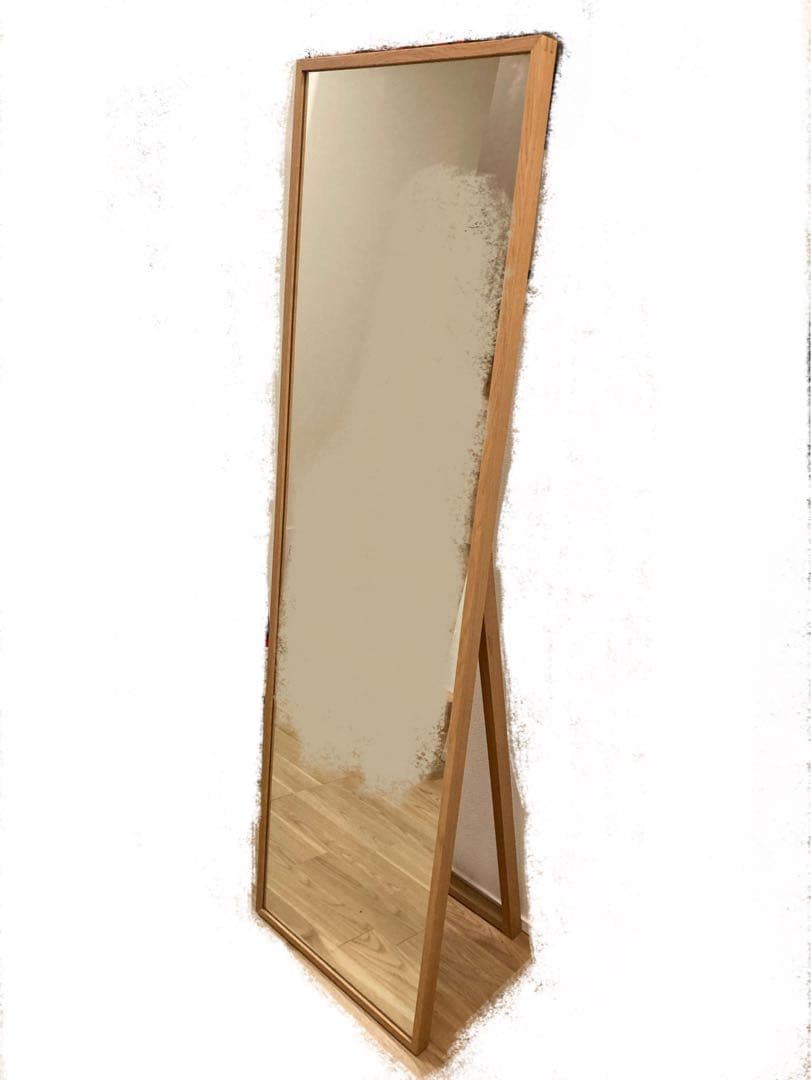 【三鷹市で手渡し希望（配送の相談可）】無印良品　姿見　鏡　スタンドミラー
