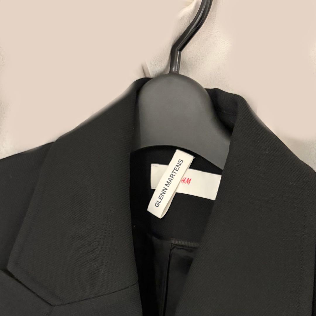極*客様 【美品】 グレン・マーティンス ウールブレンドコート S