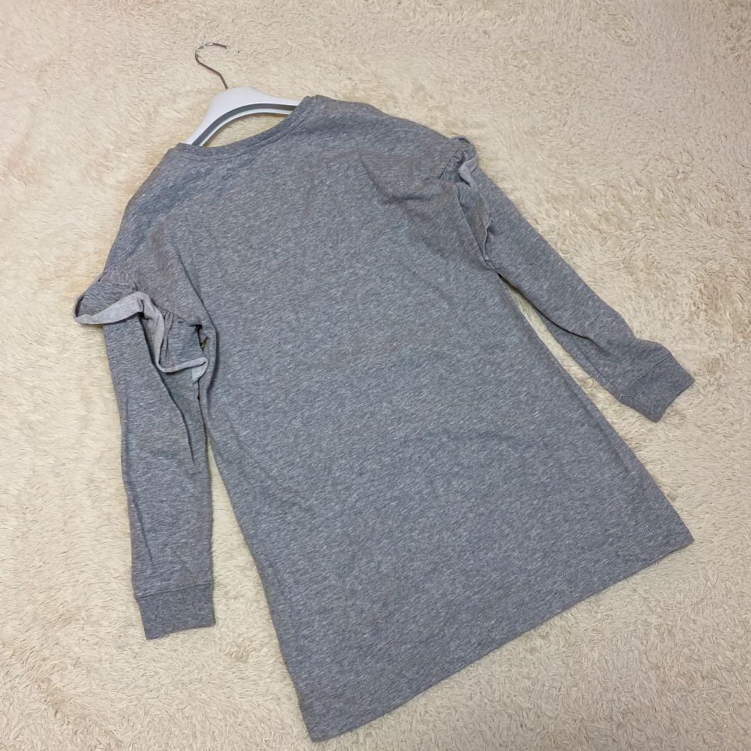 【美品】katespade キッズ だまし絵スウェットワンピース 160㎝