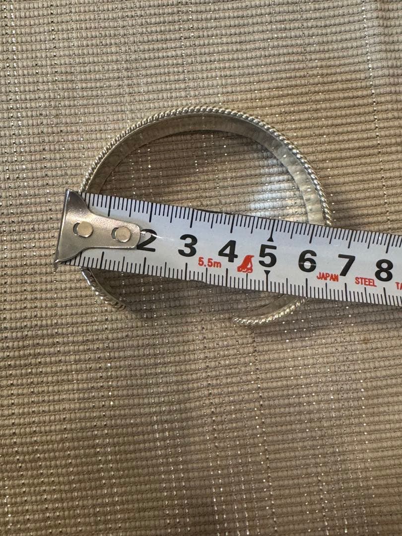 ヴィンテージ　メキシカンシルバー　バングル　シルバー925刻印あり