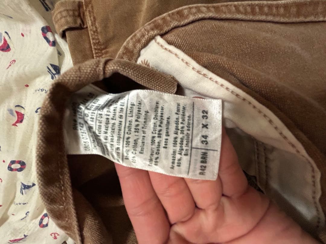 Carhartt カーハート ダック オーバーオール サイズ 34×32