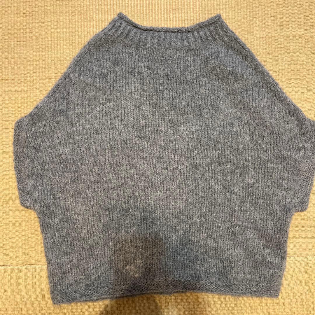 かぐれ 　アルパカルーズベスト　 グレー