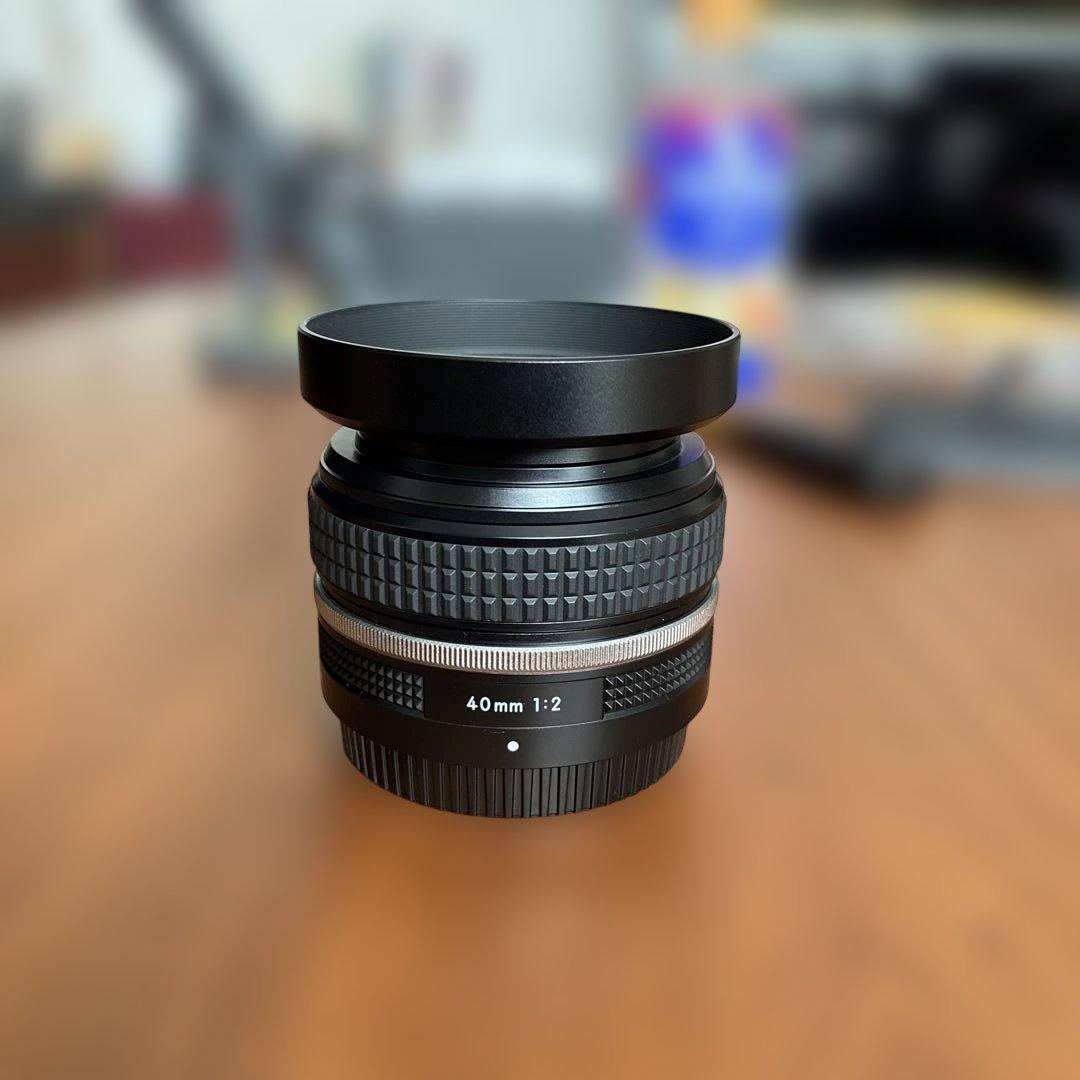 NIKKOR Z 40mm F2 SE ＋レンズフード、保護レンズ
