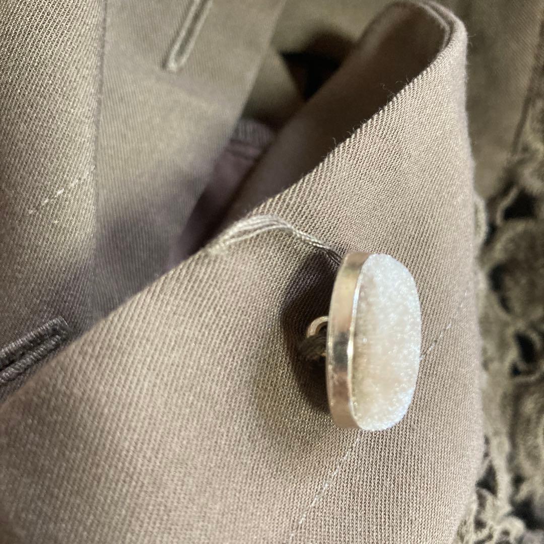 AMERIヴィンテージ 【S】セーラーレースカラージャンプスーツ オールインワン