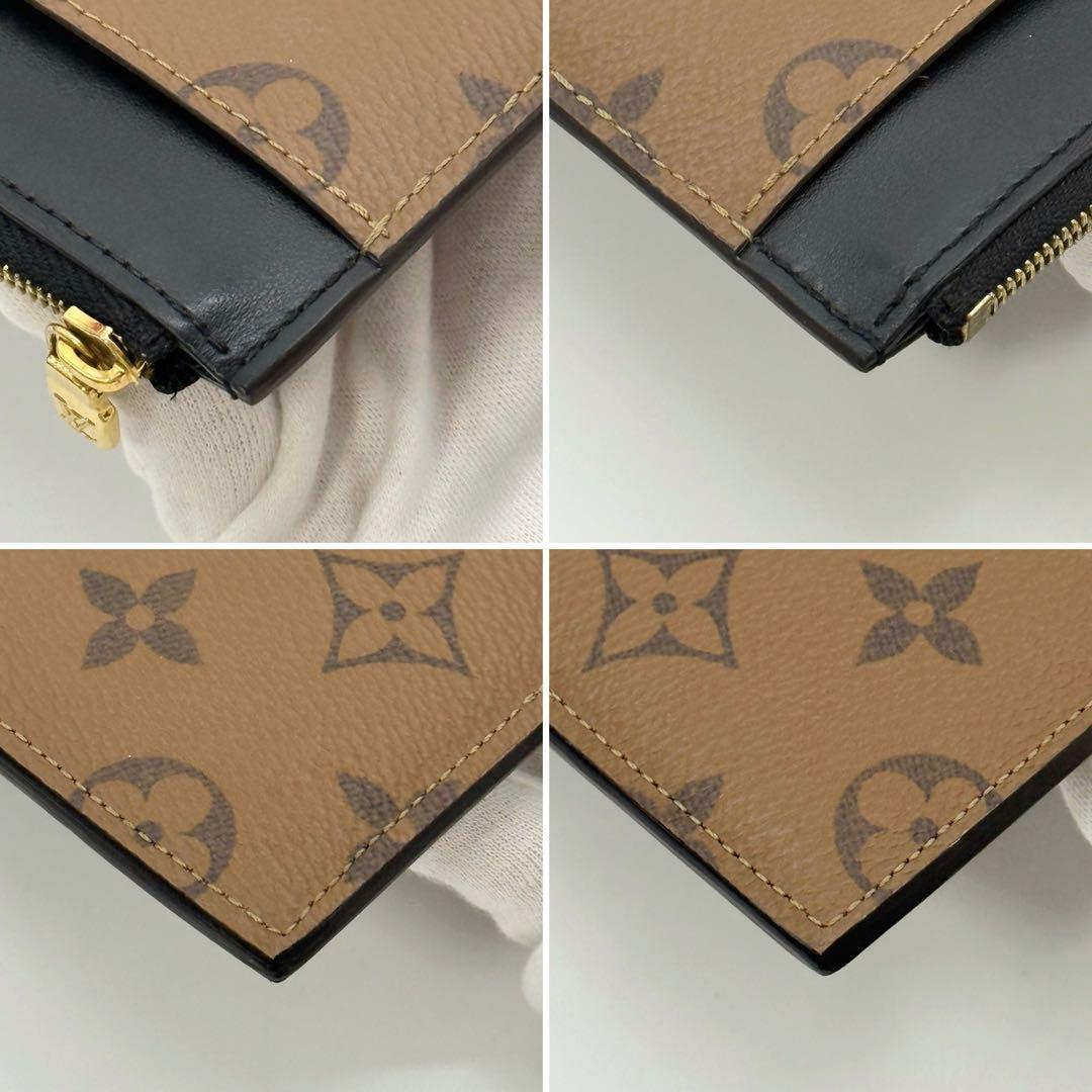 超極美品 IC内蔵✨ルイヴィトン モノグラムリバース バッグインバッグ 長財布