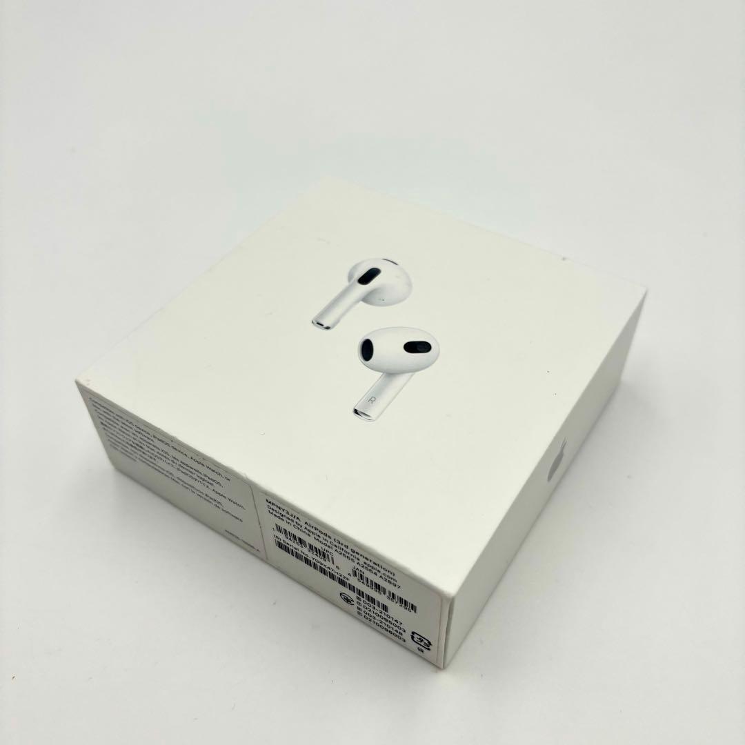 AirPods3 本体 ホワイト 新品ケーブル、箱あり 動作確認済