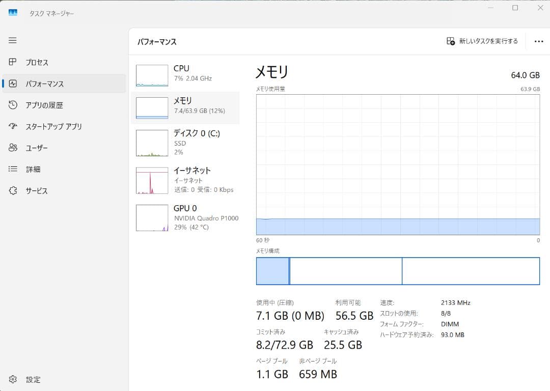 高性能ワークステーション Z440/2697V3/64G/P1000
