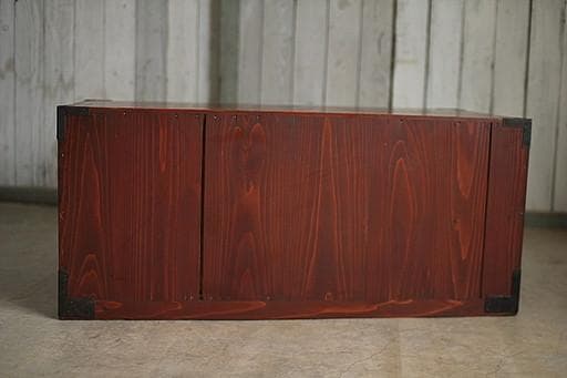 綺麗な打ち出し金具庄内箪笥　タンス　収納　古家具　古民家　時代家具