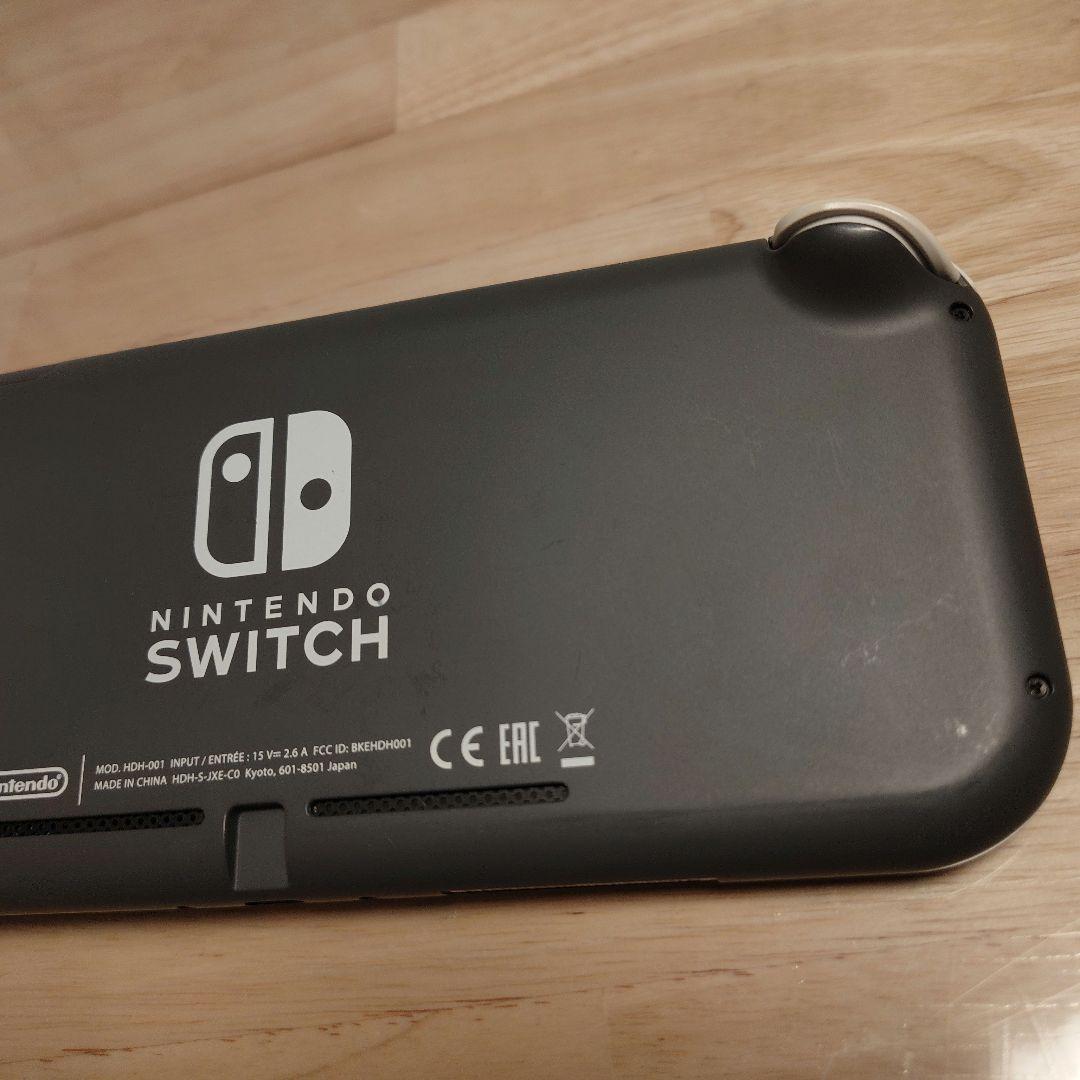 Nintendo Switch Lite グレー　128ギガSDカード付
