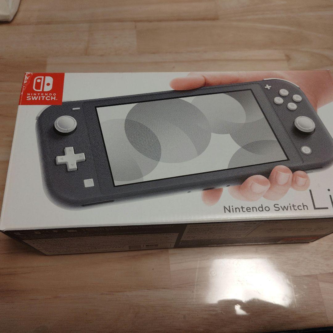 Nintendo Switch Lite グレー　128ギガSDカード付