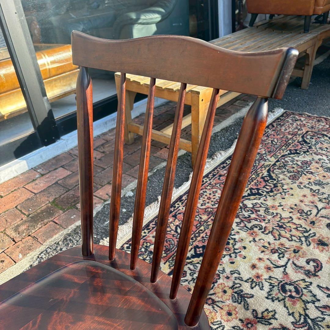 北海道民芸家具　ウィンザーチェア　樺材　2/2