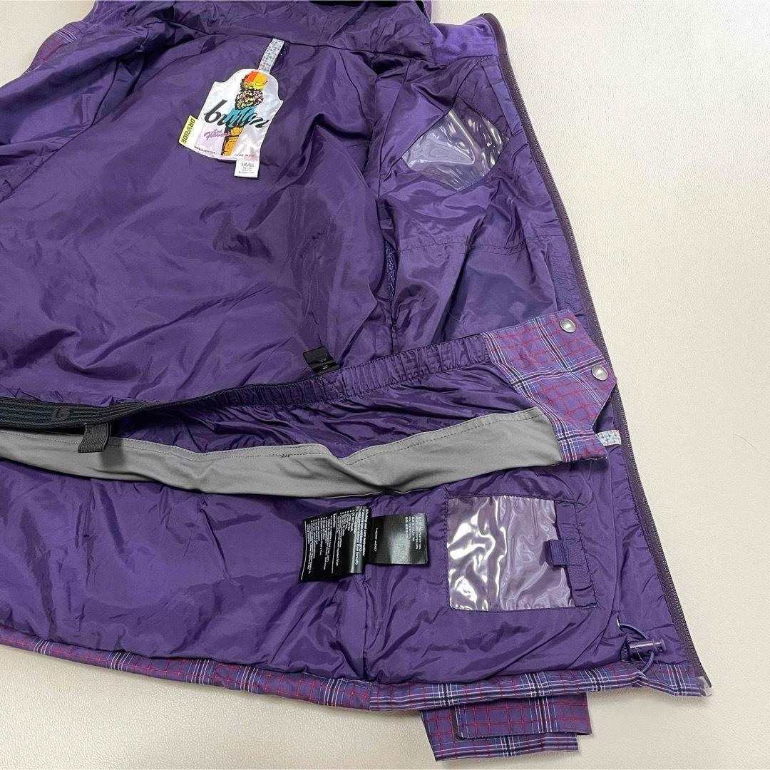 6728 バートン　上下セット　ジャケット　チェック　パンツ　スノボ　レディース