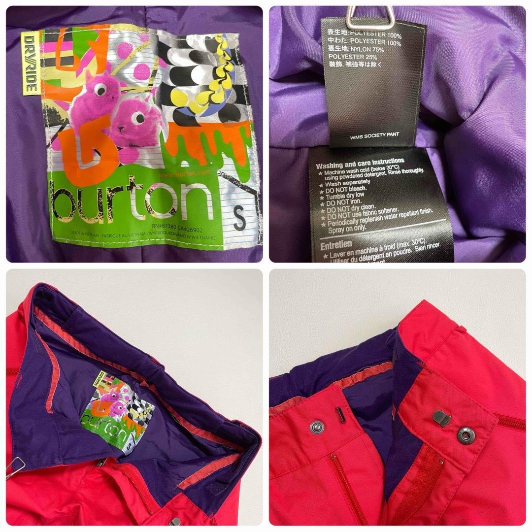 6728 バートン　上下セット　ジャケット　チェック　パンツ　スノボ　レディース