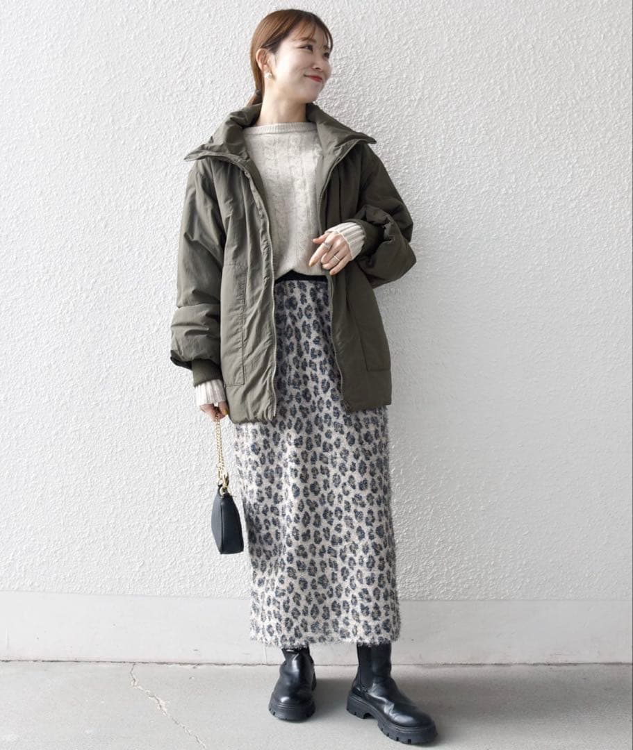 SHIPS any: 中綿 ダブル ジップ スタンド ブルゾン【新品・未使用】