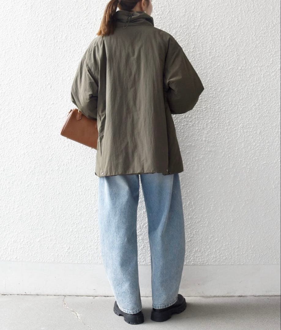 SHIPS any: 中綿 ダブル ジップ スタンド ブルゾン【新品・未使用】