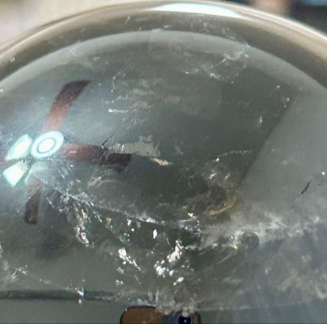 ⭐️ビックサイズ❣️2点セット✨ モリオン＆スモーキークオーツ　スフィア　台座つき⭐️