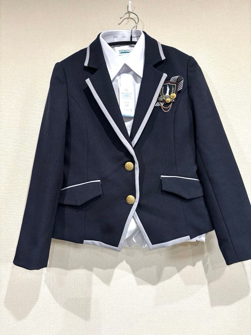 イーストボーイ 紺ブレ エンブレム スカート&シャツ ネクタイ5点SET