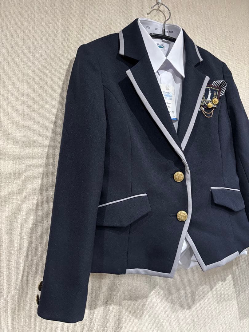 イーストボーイ 紺ブレ エンブレム スカート&シャツ ネクタイ5点SET