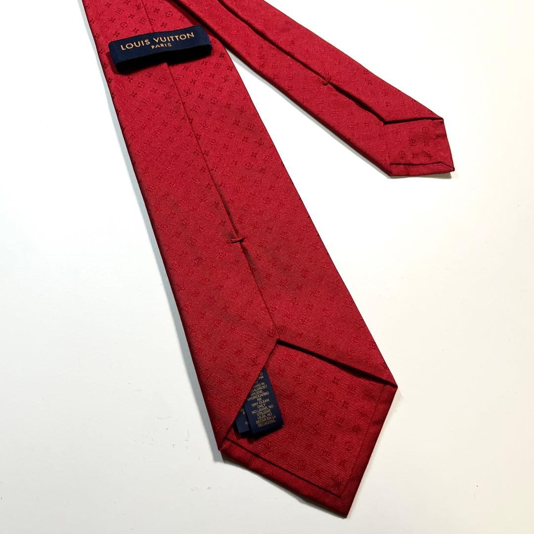 現行✨極美品✨LOUIS VUITTON ネクタイ　モノグラミッシム　ビジネス