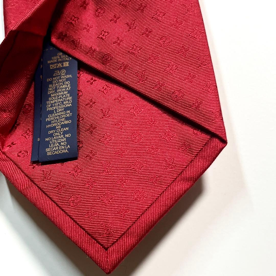 現行✨極美品✨LOUIS VUITTON ネクタイ　モノグラミッシム　ビジネス