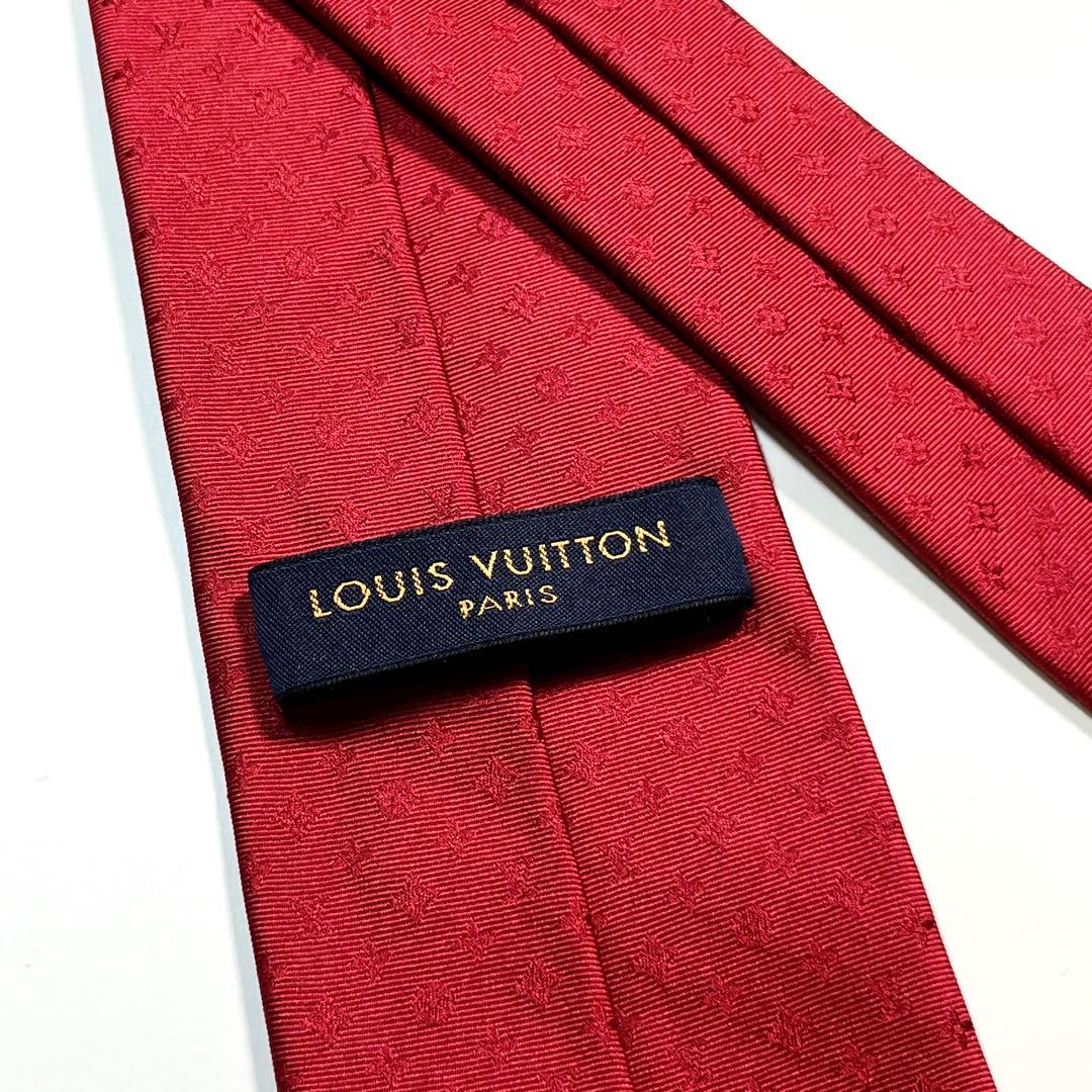 現行✨極美品✨LOUIS VUITTON ネクタイ　モノグラミッシム　ビジネス