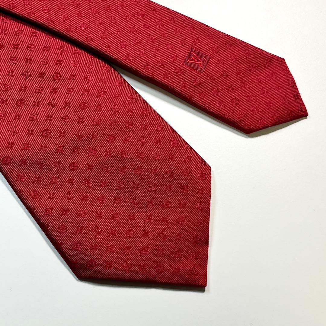 現行✨極美品✨LOUIS VUITTON ネクタイ　モノグラミッシム　ビジネス