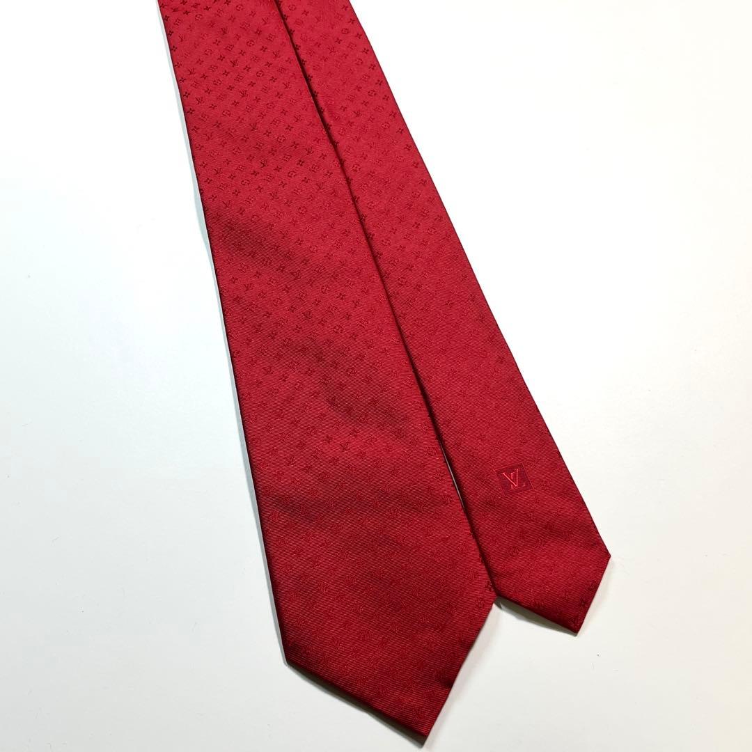 現行✨極美品✨LOUIS VUITTON ネクタイ　モノグラミッシム　ビジネス