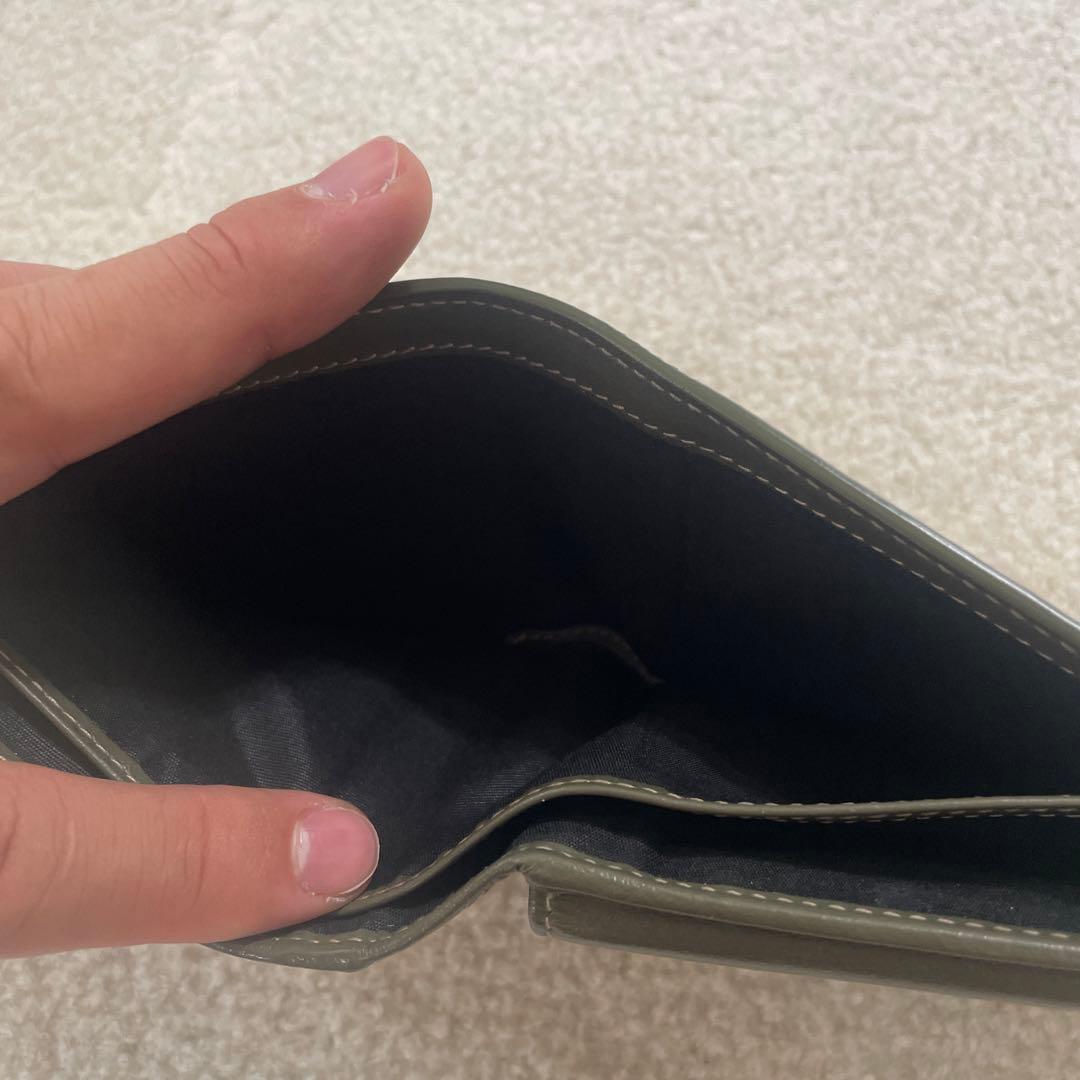 Christian Dior Compact Wallet カーキ 折り財布