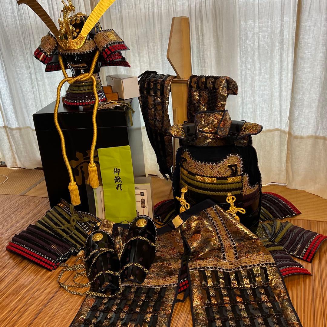 新品同様•美品！『薩摩丸武工房製』黒色胴当世具足 鎧 一式【現代 甲冑 等身大】
