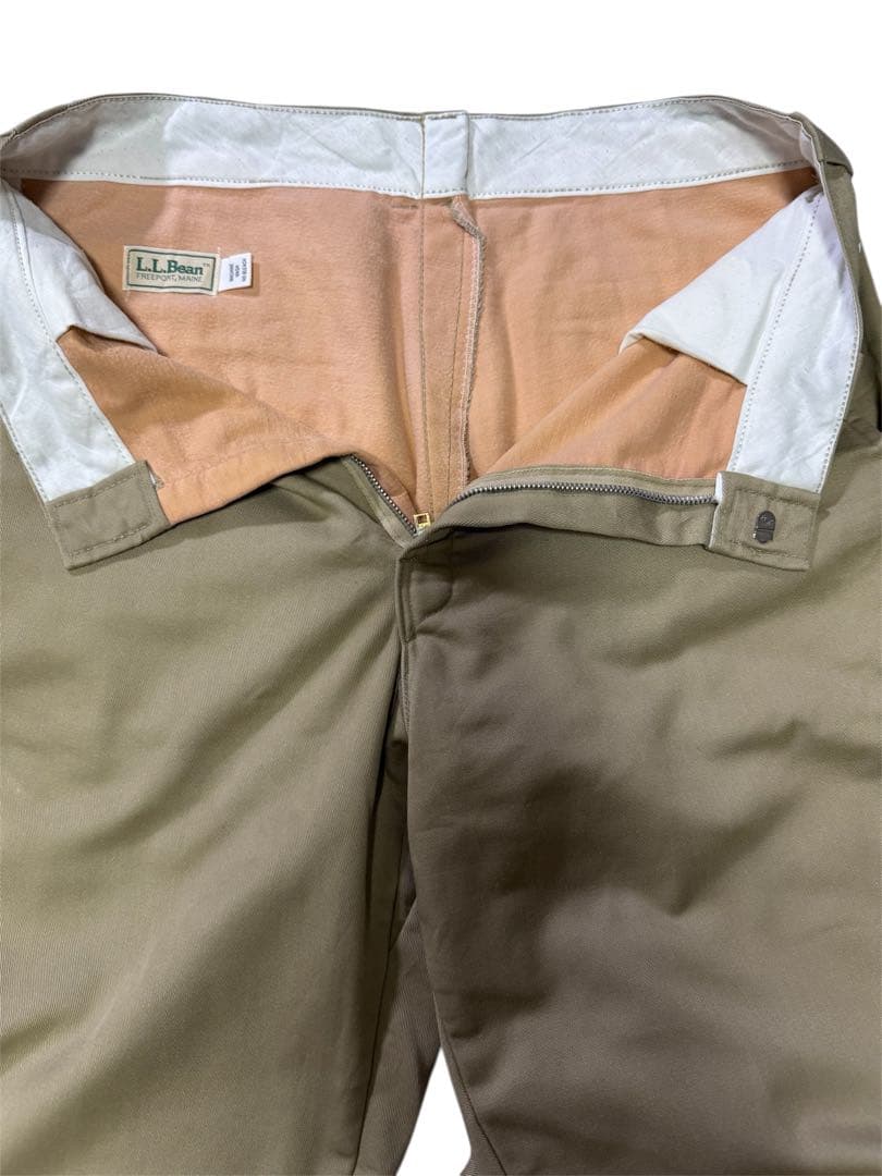 L.L.Bean エルエルビーンDICKIES製 裏地付きTALONアルミジップ
