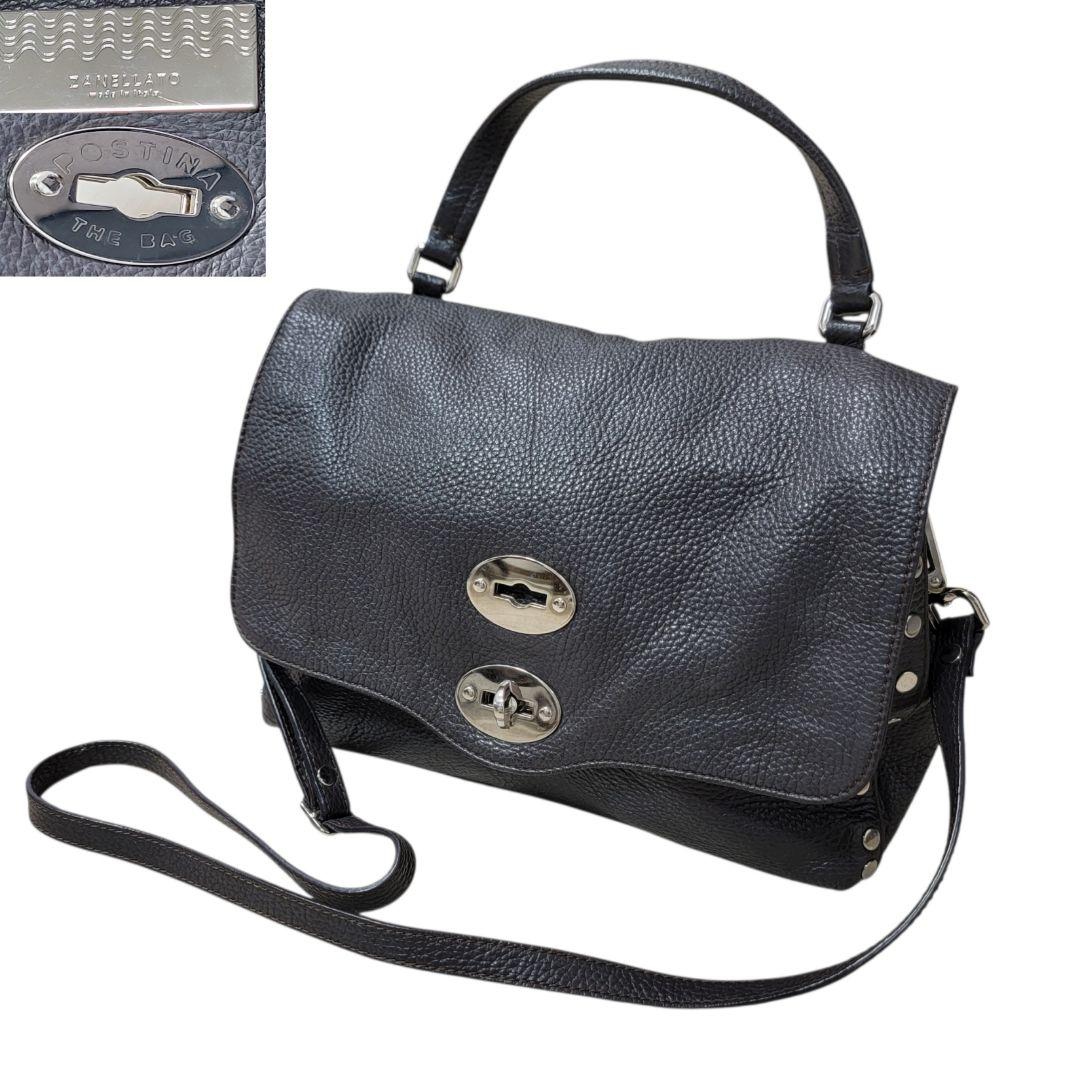 正規 ザネラート ZANELLATO POSTINA 2WAY ショルダーバッグ