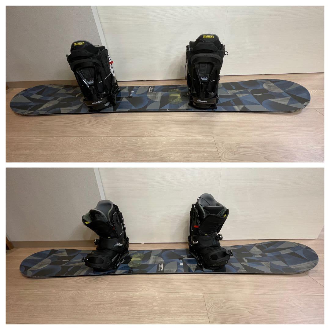 バートン メンズ スノーボードフルセット ケース付158 27cm スノボー
