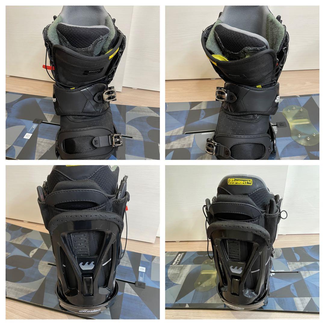 バートン メンズ スノーボードフルセット ケース付158 27cm スノボー