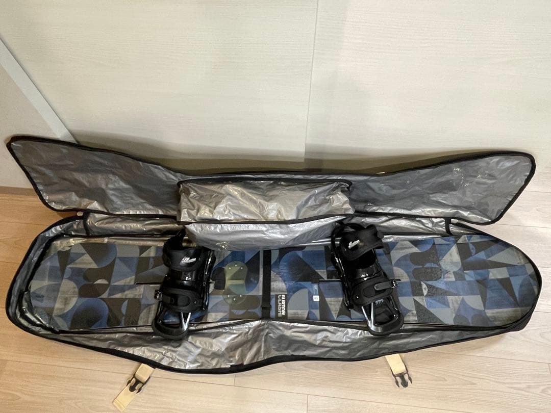 バートン メンズ スノーボードフルセット ケース付158 27cm スノボー