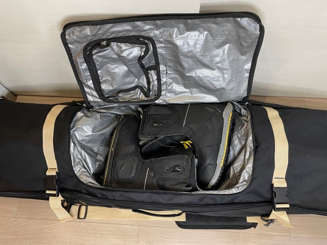 バートン メンズ スノーボードフルセット ケース付158 27cm スノボー