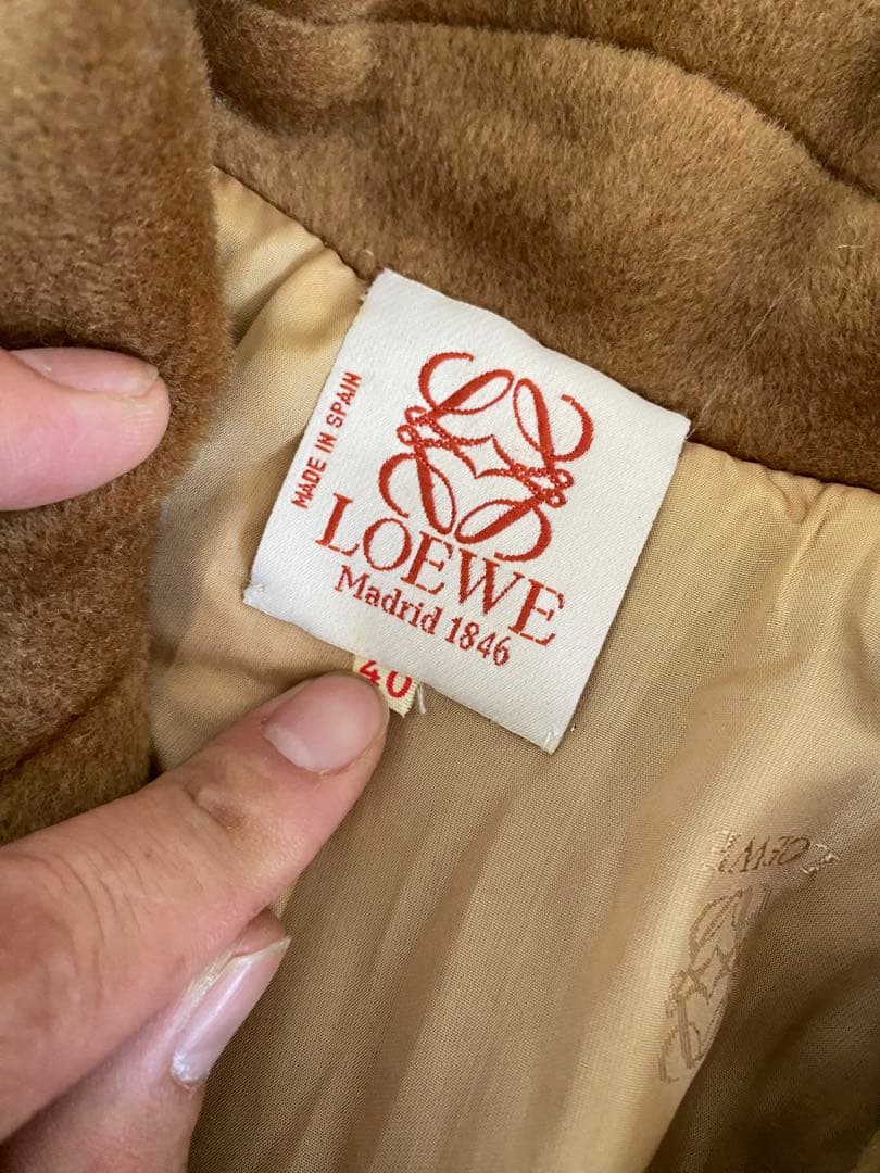 OLD LOEWE ショート丈　チェスターコート　40