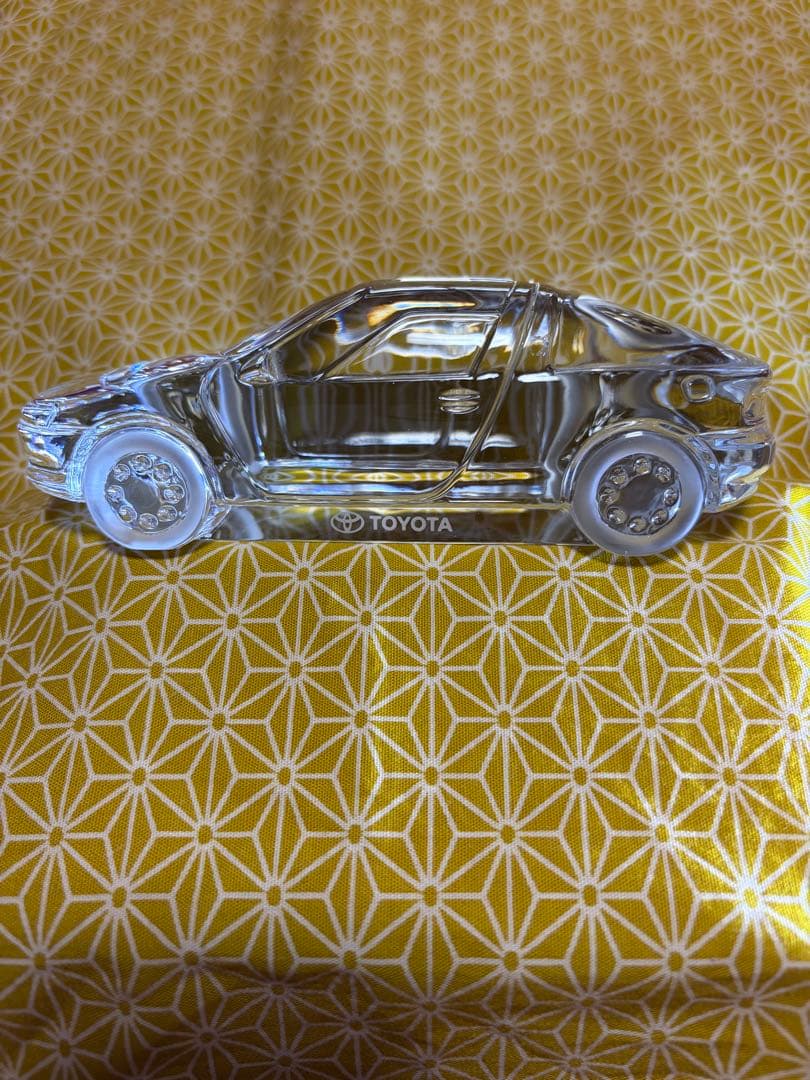 【非売品 】TOYOTAセラ HOYA ガラス クリスタルガラス オブジェ 置物