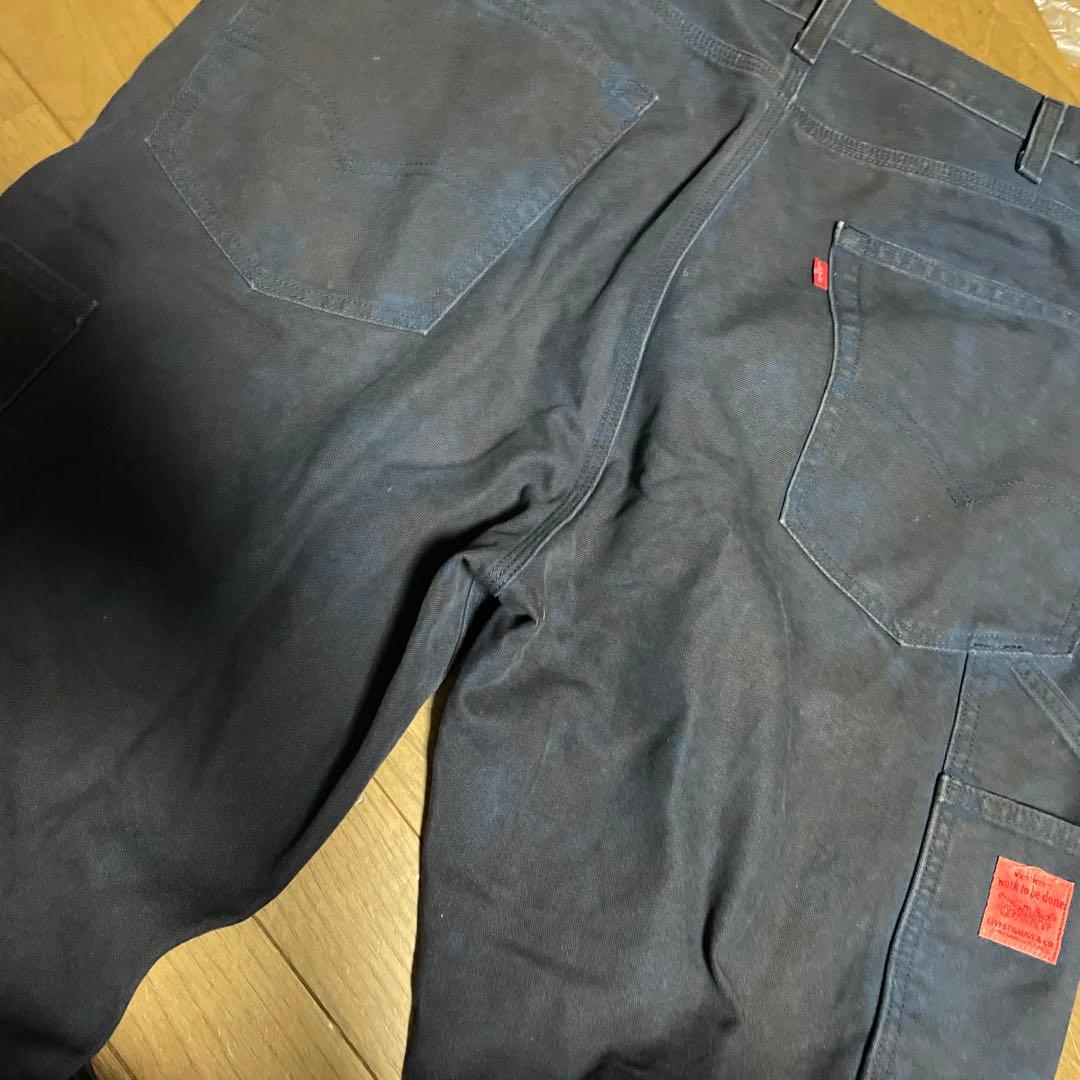 Levi's 568(TM) ルーズ　カーペンター　w36 ブルー　後染め