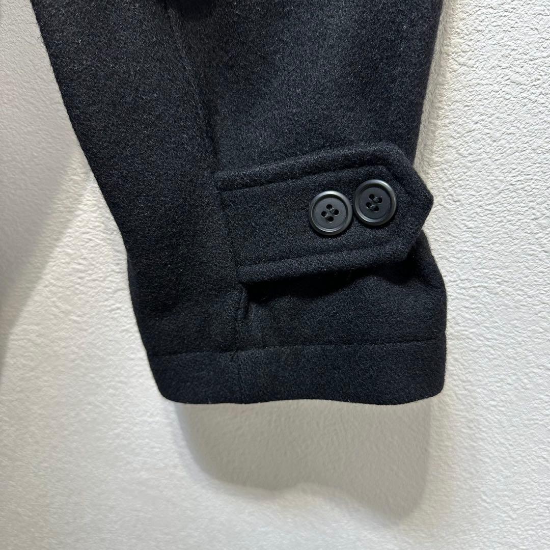 希少 gomme 上質 ウール 変形 ドッキング ボア デザイン コート M