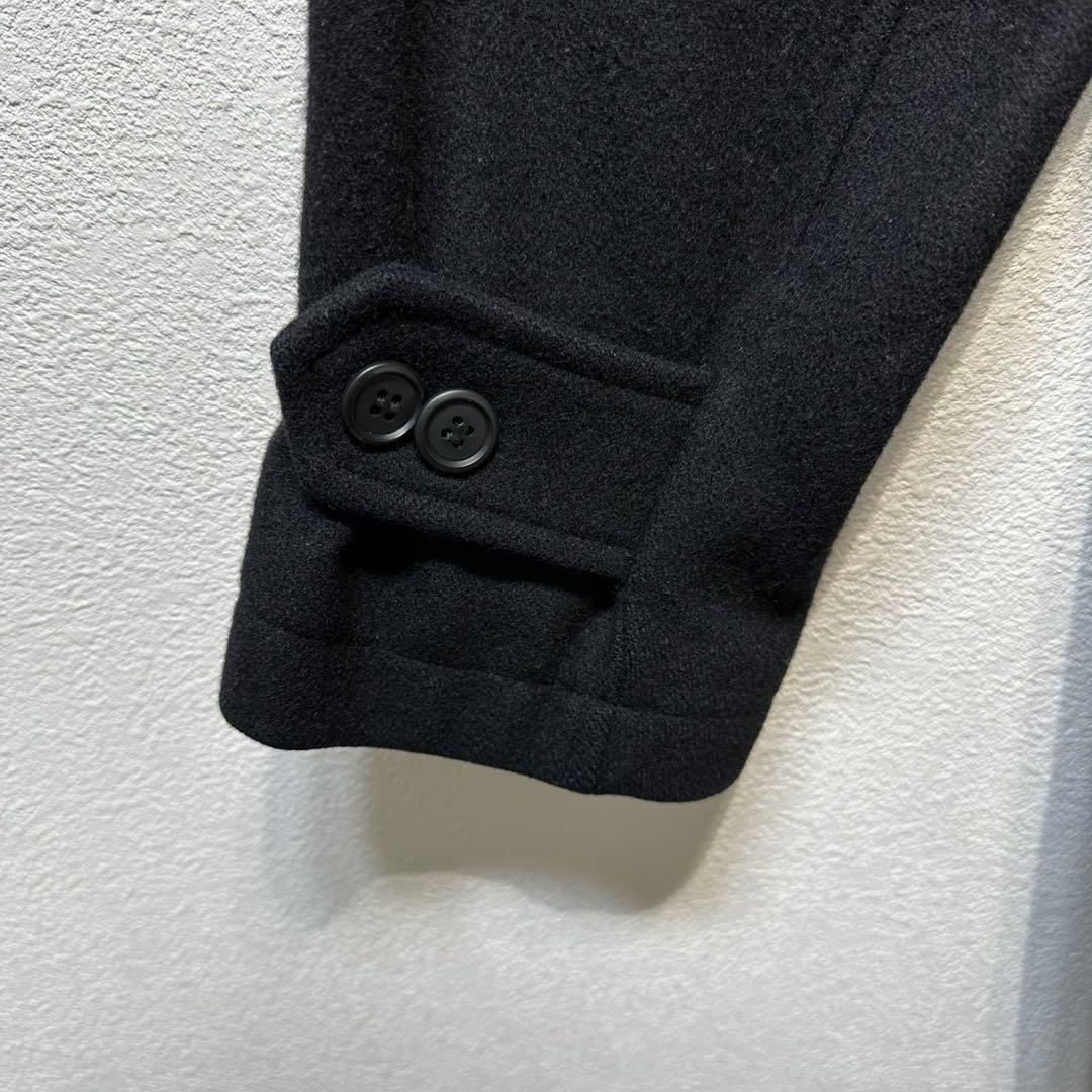 希少 gomme 上質 ウール 変形 ドッキング ボア デザイン コート M