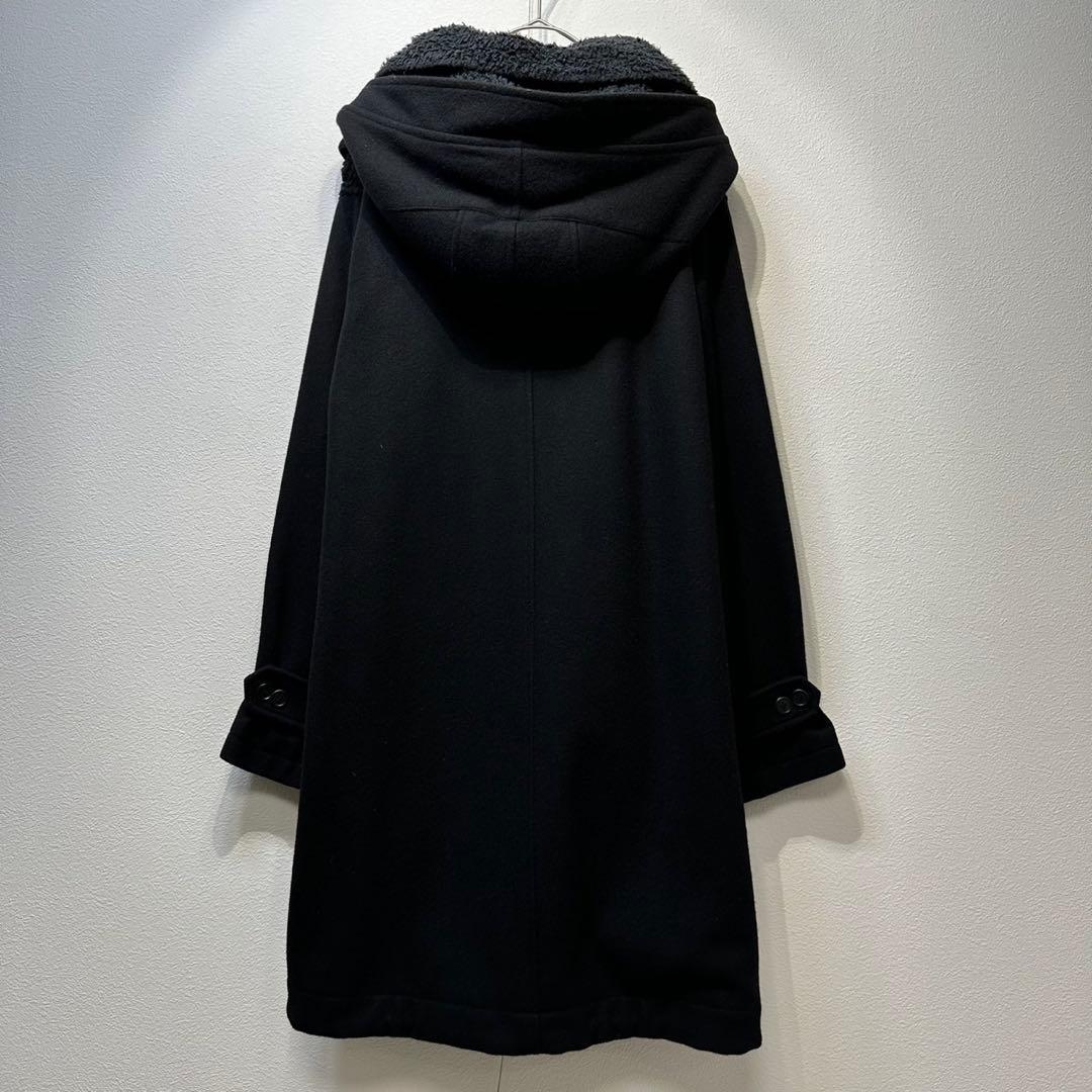 希少 gomme 上質 ウール 変形 ドッキング ボア デザイン コート M